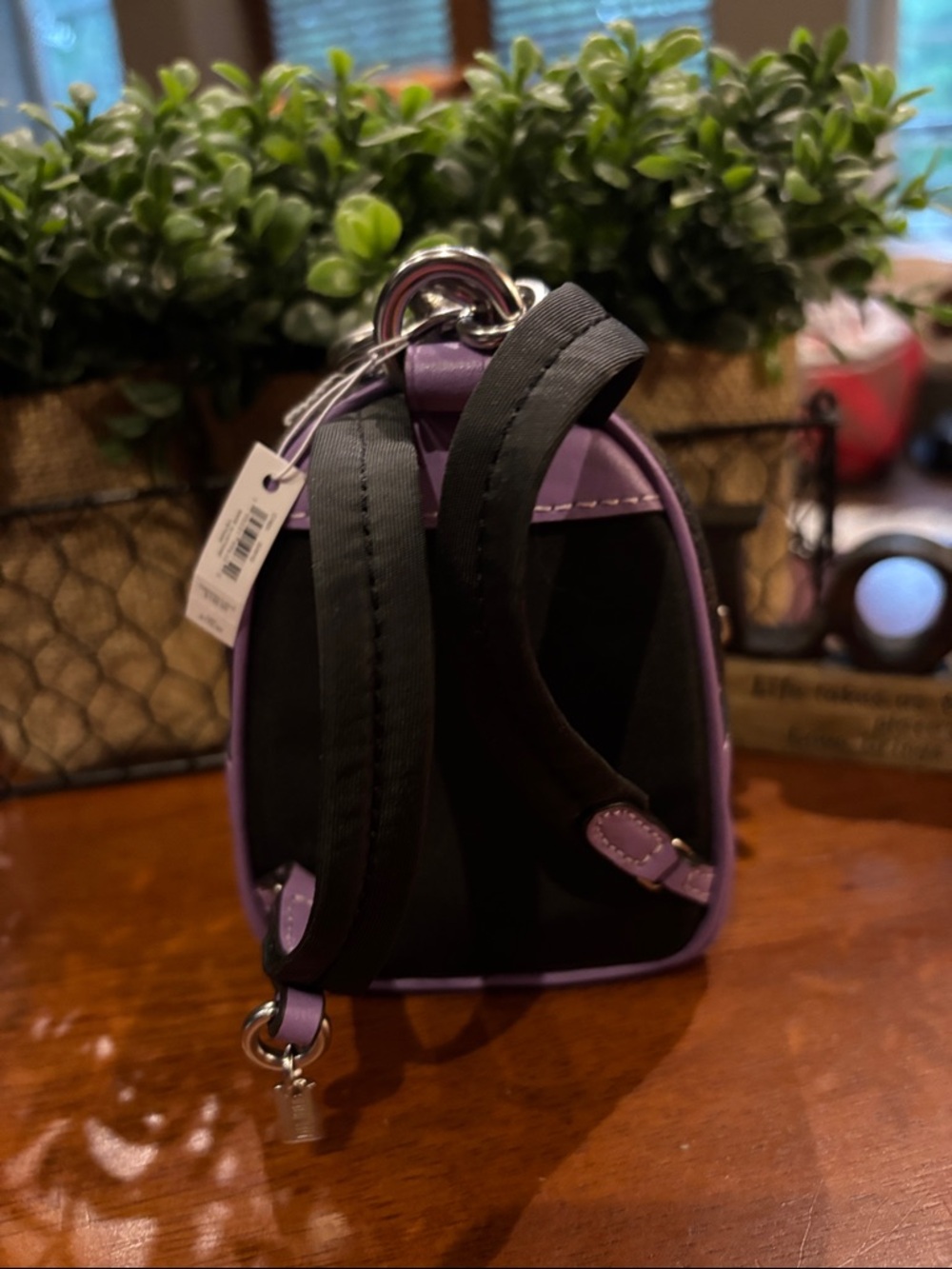 Coach Mini Court Backpack Bag Charm NWT - Picture 4 of 8